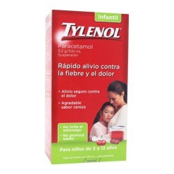 Tylenol 3.2 g/100 Ml Suspensión Infantil Sabor Cereza 1/1 120 Ml 008817