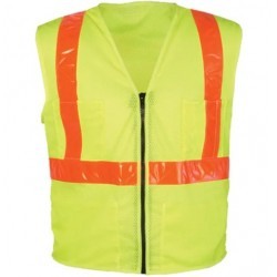 Chaleco de Alta Visibilidad Occunomix de Poliester Malla Amarillo OK-SVLMO 1/1 127106