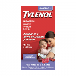Tylenol 100 Mg /Ml Suspensión Pediátrica Sabor Cereza 15 Ml 1/1 008821