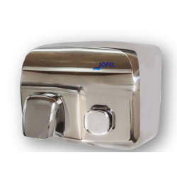 SECADOR DE MANOS ÍBERO INOXIDABLE BRILLO PULSADOR JOFEL 1/1 AA91126