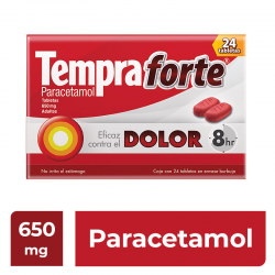 Tempra Forte Adultos 650 Mg 1/24 545250