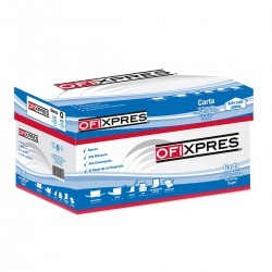 Caja de Papel Multiusos Ofixpres Carta Blanco 75 gr 10/500 Hojas c/u 61324