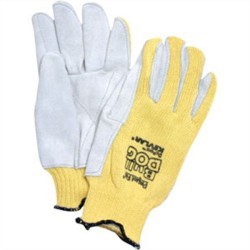 Guantes Bulldog Resistentes a Cortes de Kevlar/Cuero Honeywell KV18-45 1/2 13803