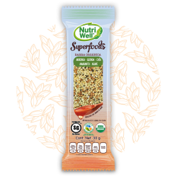 BARRAS ORGANICAS SUPERFOODS DE 30 GMS NUTRIWELL 1/16 636277