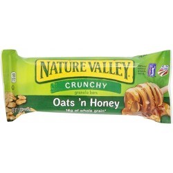 BARRAS DE GRANOLA CON AVENA Y MIEL CRUNCHY 21 GMS NATURE VALLEY 1/60 596930