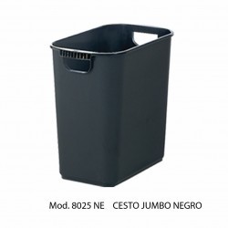 BOTE DE BASURA SABLON JUMBO RECTANGULAR 1/26 L 8025 NE