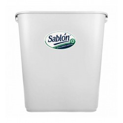 BOTE DE BASURA SABLON JUMBO RECTANGULAR 1/26 L 8021 BL