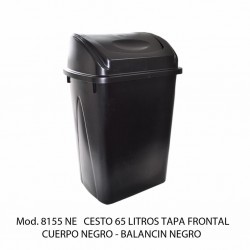 BOTE DE BASURA SABLON CON BALANCIN 1/65L 08155 NE