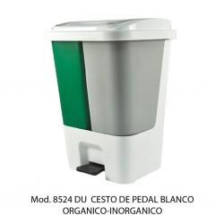 BOTE DE BASURA SABLON ORGANICO INORGANICO 1/17L 08524 DU
