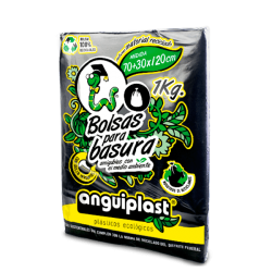 BOLSA DE BASURA NEGRA 1.0 X 1.20 CM POR KILO 1/1 6301