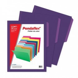 Folder Violeta Tamaño Carta Pendaflex 25 Piezas 1/25 61419