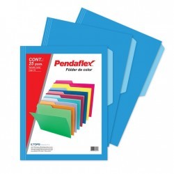 Folder Azul Intenso Tamaño Carta Pendaflex 25 Piezas 1/25 61414