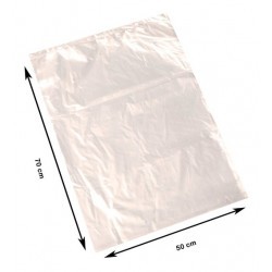 BOLSA DE BASURA TRANSPARENTE 50 X 70 CM POR KILO 1/1 6307