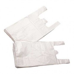 BOLSA POLIPAPEL BLANCA TIPO CAMISETA POR KILO 1/1 6308