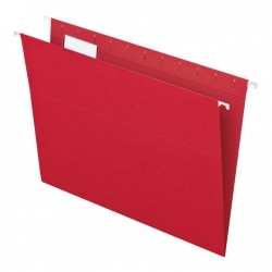 Folder Colgante Rojo Tamaño Carta Pendaflex 25 Piezas 1/25 11883