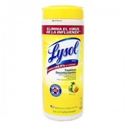 TOALLITAS DESINFECTANTES LYSOL CITRUS 35 PZAS 1/1 51614