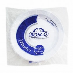 PLATO PLASTICO GRANDE LISO 675 BOSCO 20/25 040309