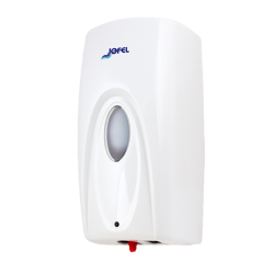 DISPENSADOR DE JABÓN AUTOMÁTICO RELLENABLE SPRAY BLANCO JOFEL 1/1 AC91070