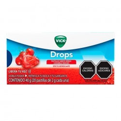 Pastillas Vick Sabor Cereza 2 Gm c/u 1/20 147563