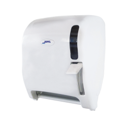 DISPENSADOR DE TOALLA DE PAPEL POR PALANCA AZUR BLANCO JOFEL 1/1 AG16510