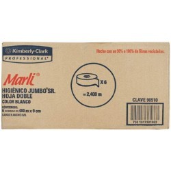 PAPEL HIGIENICO MARLI SENIOR 6/400 90510