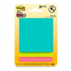 NOTAS SUPER ADHESIVAS POST IT STYLE 76 MM X 76 mm 3M 15578